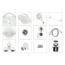 Душевая кабина Domani-Spa Delight Slim 128 L высокий поддон 120х80х218 см матовые стекла_6