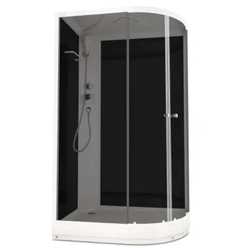 Изображение товара Душевая кабина Domani-Spa Delight Slim 128 L с низким поддоном 120х80 см Изображение товара Душевая кабина Domani-Spa Delight Slim 128 L с низким поддоном 120х80 см