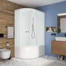 Душевая кабина Domani-Spa Delight Slim 128 L низкий поддон 120х80х218 см матовые стекла_2