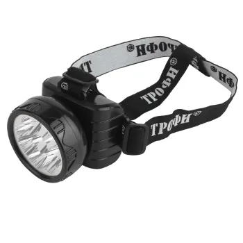 Изображение товара Налобный фонарь Трофи TG9 с двумя режимами и аккумулятором Изображение товара Налобный фонарь Трофи TG9 с двумя режимами и аккумулятором