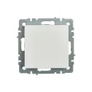 Механизм выключателя одноклавишный Brite белый IP20 IEK_2