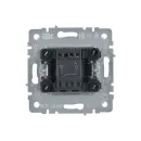 Механизм выключателя одноклавишный Brite белый IP20 IEK_3