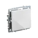 Механизм переключателя проходного одноклавишный Brite белый IP20 IEK_1