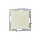 Механизм выключателя одноклавишный Brite бежевый IP20 IEK_2