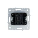 Механизм выключателя одноклавишный Brite бежевый IP20 IEK_3