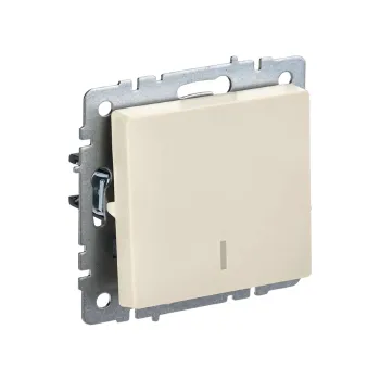 Изображение товара Механизм выключателя одноклавишный с подсветкой Brite IEK IP20 Изображение товара Механизм выключателя одноклавишный с подсветкой Brite IEK IP20