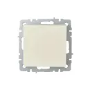 Механизм переключателя проходного одноклавишный Brite бежевый IP20 IEK_2