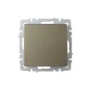 Механизм переключателя проходного одноклавишный Brite шампань IP20 IEK_2