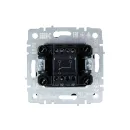Механизм переключателя проходного одноклавишный Brite шампань IP20 IEK_3