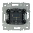 Механизм выключателя двухклавишный Brite шампань IP20 IEK_4