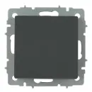 Механизм выключателя одноклавишный Brite графит IP20 IEK_2