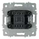 Механизм выключателя одноклавишный Brite графит IP20 IEK_4