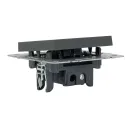 Механизм переключателя проходного одноклавишный Brite графит IP20 IEK_3