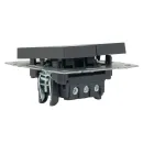 Механизм переключателя проходного двухклавишный Brite графит IP20 IEK_3