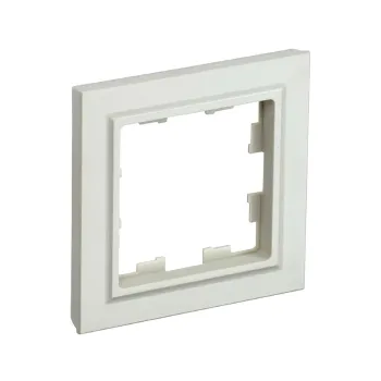 Изображение товара Рамка одноместная IEK Brite бежевая IP20 для выключателей и розеток Изображение товара Рамка одноместная IEK Brite бежевая IP20 для выключателей и розеток