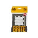 Рамка одноместная Brite шампань IP20 IEK_4