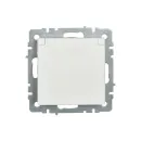 Механизм розетки с заземлением со шторками и крышкой Brite белая IP44 IEK_2