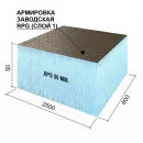 Панель теплоизоляционная 50мм ХPS RPG Basic 2500х600 1,5м² с односторонним армированием_2