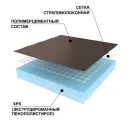 Панель теплоизоляционная 30мм ХPS RPG Basic 2500х600 1,5м² с односторонним армированием_3