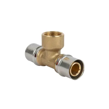 Изображение товара Переходной тройник пресс ВР 26х3/4" Стойкое соединение для трубопроводов Изображение товара Переходной тройник пресс ВР 26х3/4" Стойкое соединение для трубопроводов