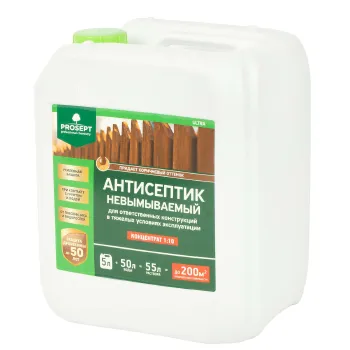 Изображение товара Антисептик для дерева Prosept Ultra коричневый 5л концентрат для наружных работ Изображение товара Антисептик для дерева Prosept Ultra коричневый 5л концентрат для наружных работ