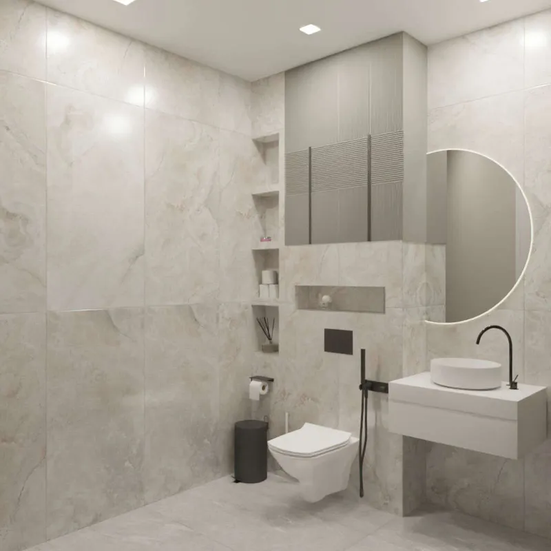 Керамогранит Гранитея Kukazar G270R 1200х600 мм white_1