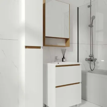 Изображение товара Зеркальный шкаф Viant Мальта 70 дуб Вотан - современное решение для ванной и спальни Изображение товара Зеркальный шкаф Viant Мальта 70 дуб Вотан - современное решение для ванной и спальни