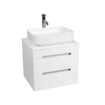 Изображение товара Подвесная тумба Viant Марсель белая с раковиной Cersanit Moduo Square 50 Изображение товара Подвесная тумба Viant Марсель белая с раковиной Cersanit Moduo Square 50