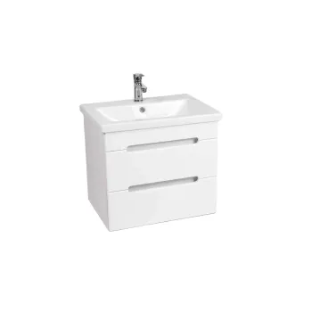 Изображение товара Тумба подвесная Viant Марсель 50 с раковиной COMO 50 белый глянцевый Изображение товара Тумба подвесная Viant Марсель 50 с раковиной COMO 50 белый глянцевый