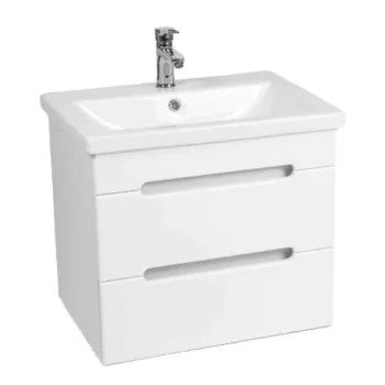 Изображение товара Подвесная тумба Viant Марсель 60 с раковиной Cersanit Como 60 белая Изображение товара Подвесная тумба Viant Марсель 60 с раковиной Cersanit Como 60 белая