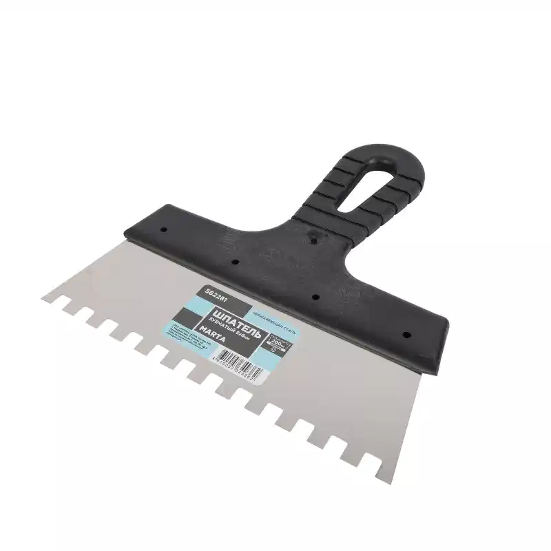 Шпатель зубчатый Marta 8х8 мм 200 мм_1