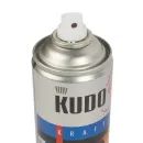 Эмаль аэрозольная термостойкая Kudo черная (до+800°С) матовая 0,52л_4