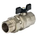 Кран шаровой со сгоном Stout 1 1/4" усиленный бабочка_2