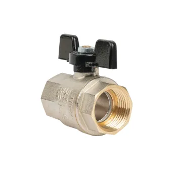 Изображение товара Кран шаровый Stout ВР 1 дюйм усиленный с бабочкой Изображение товара Кран шаровый Stout ВР 1 дюйм усиленный с бабочкой