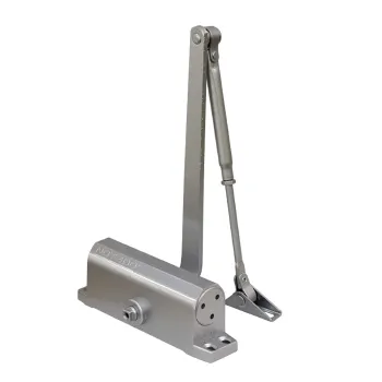 Изображение товара Дверной доводчик DC-080 SILVER для дверей до 80 кг, серебряный Изображение товара Дверной доводчик DC-080 SILVER для дверей до 80 кг, серебряный