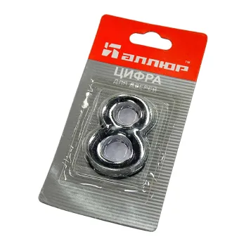 Изображение товара Цифра дверная Аллюр металл 8 хром для номера квартиры или офиса Изображение товара Цифра дверная Аллюр металл 8 хром для номера квартиры или офиса