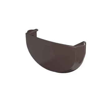 Изображение товара Заглушка желоба ТЕХНОНИКОЛЬ Оптима темно-коричневая для водосточных систем Изображение товара Заглушка желоба ТЕХНОНИКОЛЬ Оптима темно-коричневая для водосточных систем