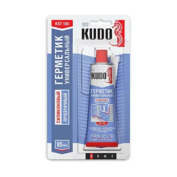 Изображение товара Герметик силиконовый универсальный Kudo бесцветный 85 мл для внутренних и наружных работ Изображение товара Герметик силиконовый универсальный Kudo бесцветный 85 мл для внутренних и наружных работ
