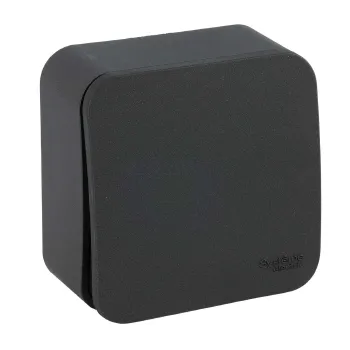 Изображение товара Выключатель одноклавишный накладной Blanca антрацит от Systeme Electric Изображение товара Выключатель одноклавишный накладной Blanca антрацит от Systeme Electric