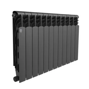 Изображение товара Радиатор биметаллический 500мм 12 секций Royal Thermo Revolution Черный Изображение товара Радиатор биметаллический 500мм 12 секций Royal Thermo Revolution Черный