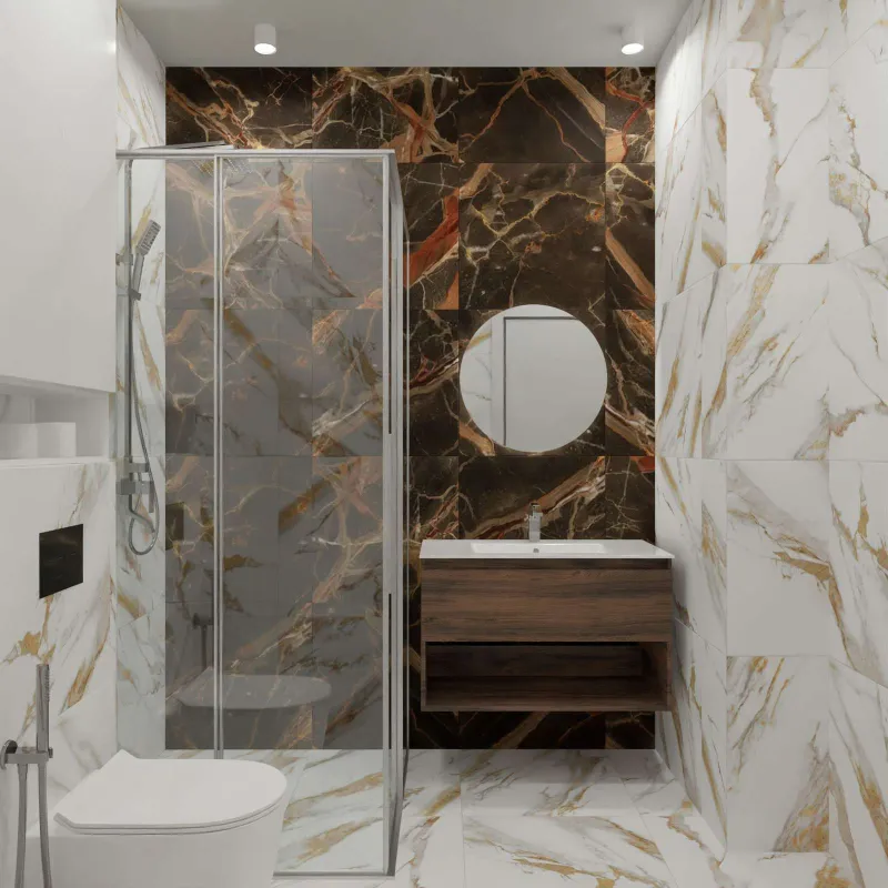 Керамогранит Global Tile Alpica 600х600 мм темно-коричневый_1
