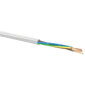 Изображение товара Провод ПВС 5х4 ГОСТ белый 50м на отрез Изображение товара Провод ПВС 5х4 ГОСТ белый 50м на отрез