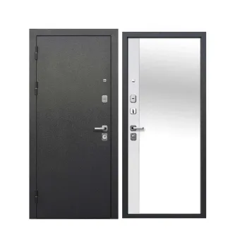 Изображение товара Металлическая входная дверь Ferroni серебро зеркало эмалит 960мм левая Изображение товара Металлическая входная дверь Ferroni серебро зеркало эмалит 960мм левая