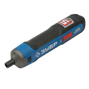 Изображение товара Аккумуляторная отвертка Зубр Профессионал 4 Vmax PSD-4 4В для вкручивания и извлечения шурупов Изображение товара Аккумуляторная отвертка Зубр Профессионал 4 Vmax PSD-4 4В для вкручивания и извлечения шурупов