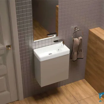 Изображение товара Умывальник мебельный Универсал Енисей 40 см прямоугольная форма Изображение товара Умывальник мебельный Универсал Енисей 40 см прямоугольная форма