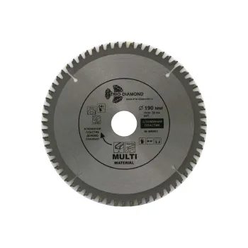 Изображение товара Диск пильный универсальный Trio-Diamond Multi Material 190х64 Тх30/20 Изображение товара Диск пильный универсальный Trio-Diamond Multi Material 190х64 Тх30/20