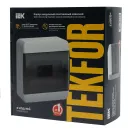 Щит распределительный навесной 8 модулей пластиковый IP41 белый ЩРН-П-8 Tekfor_5