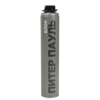 Изображение товара Пена-клей для кладки блоков Питер Пауль, 850мл Изображение товара Пена-клей для кладки блоков Питер Пауль, 850мл