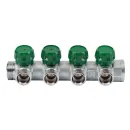 Коллектор регулирующий Stout 1" 4 выхода 3/4" евроконус _2