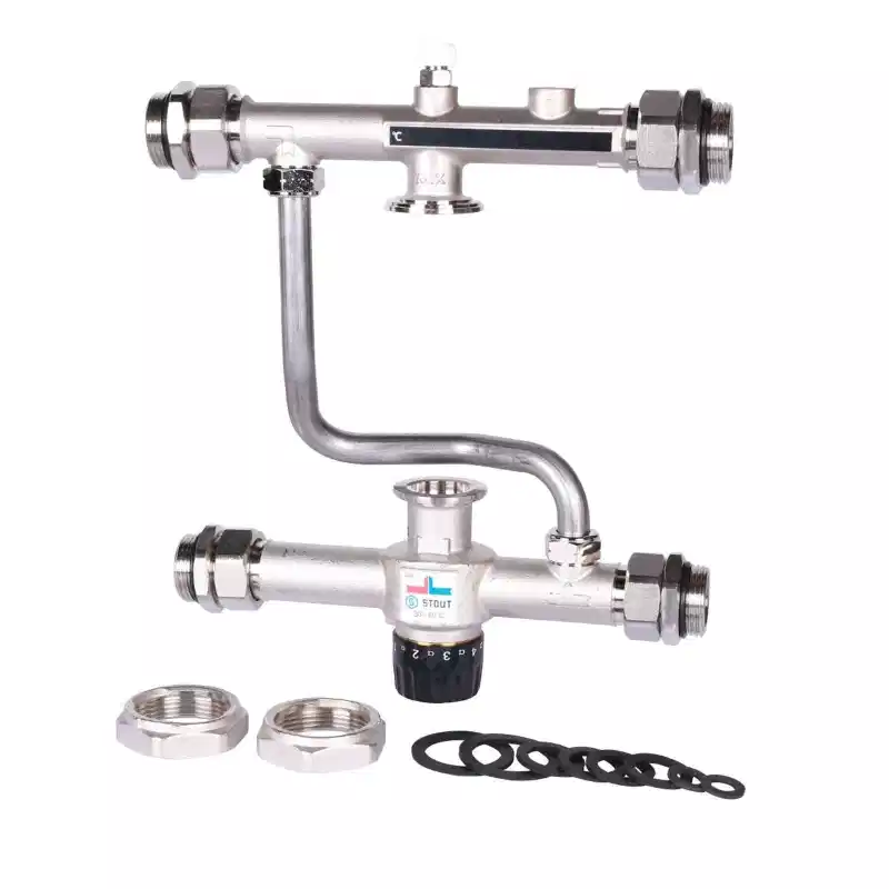 Узел насосно-смесительный Stout без насоса_1